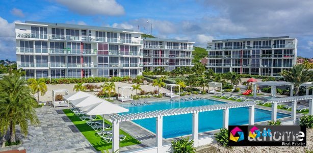Premisse geschiedenis pond Nieuwbouw appartementen te koop Grand View ResidenceNieuwbouw appartementen  te koop Grand View Residence - At Home Curaçao Makelaars