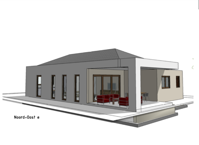 Moderne Nieuwbouwwoning met Zwembad te Jongbloed te Koop